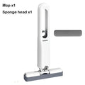 Poderoso squeeze mini mop dobrável esfregões de limpeza doméstica com esponja auto-espremendo esfregões de lavagem de chão mesa janela ferramentas de limpeza de carro