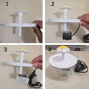 Fonte de Água Elétrica USB para Animais de Estimação, Recircular Tigela Filtrante, Filtro Automático, Bebedor Mudo, Dispensador de Água para Gatos, 1200ml