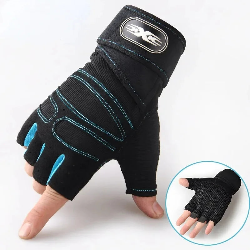 Luvas Fitness Half Finger Antiderrapantes – Proteção, Conforto e Performance em Cada Treino!