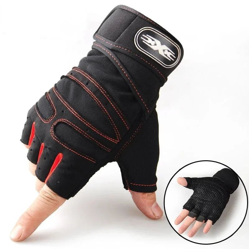 Luvas Fitness Half Finger Antiderrapantes – Proteção, Conforto e Performance em Cada Treino!