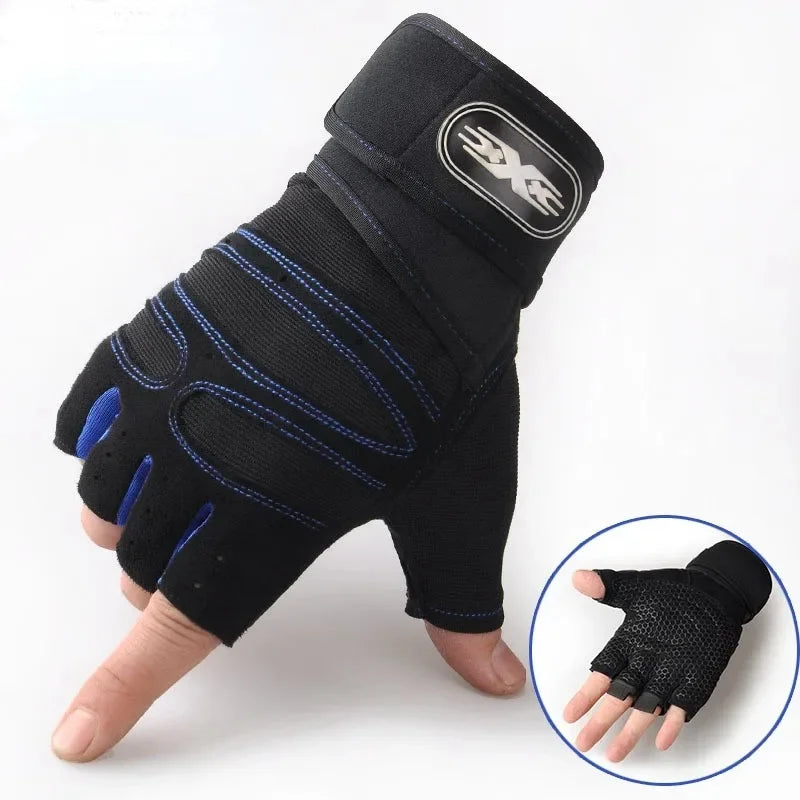 Luvas Fitness Half Finger Antiderrapantes – Proteção, Conforto e Performance em Cada Treino!